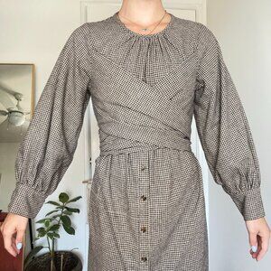 Wool Button up Dress